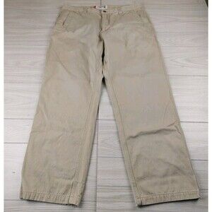 Mountain Khakis Pants‎ Mens 38x30* Beige Relaxed Fit Hiking Camping Cotton Chino